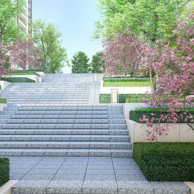 Modern Step Landscape Sinking Step Forest Space