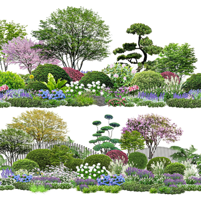 2D Landscape Plants Shrubs