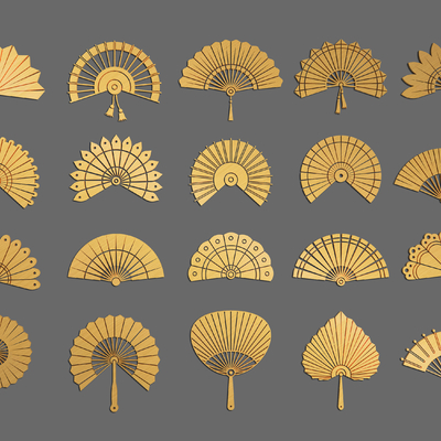 Neo-Chinese Style Palace Fan Dance Fan