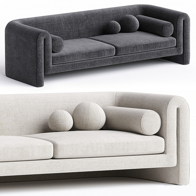 Italian Poliform double sofa