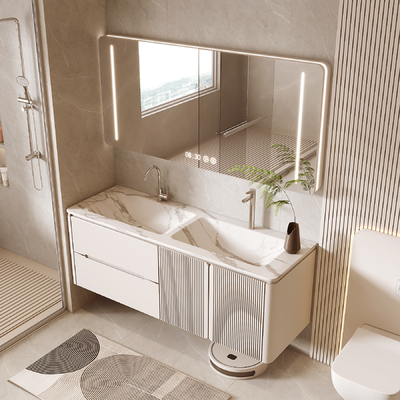 Cream Air Bathroom Cabinet Wash Cabinet