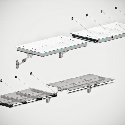 Sunshade Sun Shed Aluminum Alloy Canopy Car Shed