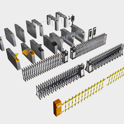 Electric gate gate machine access control