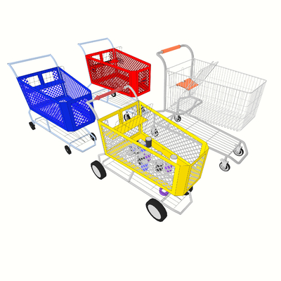 Supermarket shopping cart