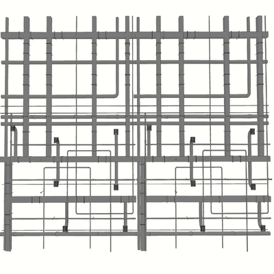 Industrial wind ceiling duct top