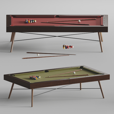 Modern billiard table billiard cue