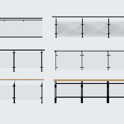 Glass Railing Guardrail Stainless Steel Guardrail Handrail