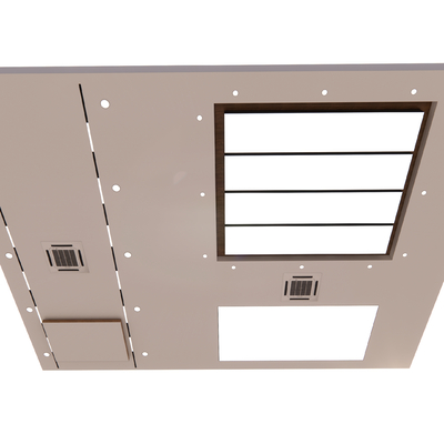 Modern ceiling gypsum board modeling top