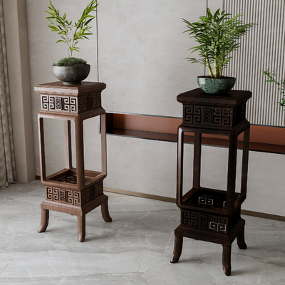 Neo-Chinese Style flower stand