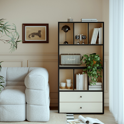 Cream Style Decorative Cabinet Locker