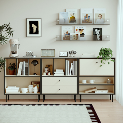 Cream Style Decorative Cabinet Locker