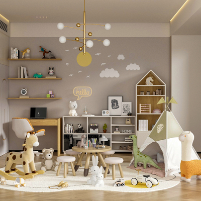 Modern children's toy room