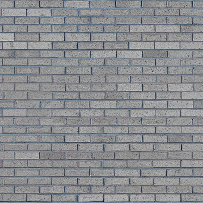 Green brick and gray brick wall surface