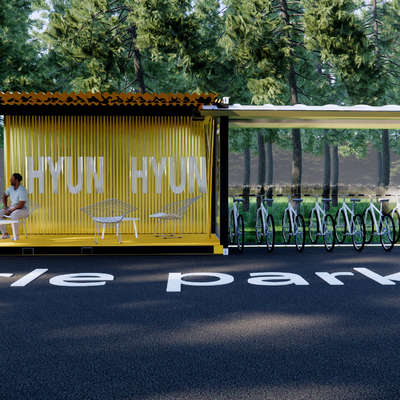 Bicycle shed electric shed