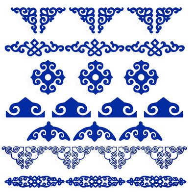 Chinese Miao silhouette wall sticker Icon