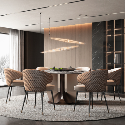 Minotti Restaurant Dining Tables and Chairs