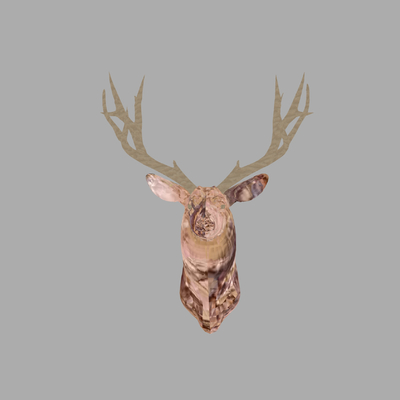 Deer head pendant