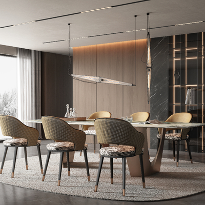 Minotti Restaurant Dining Tables and Chairs