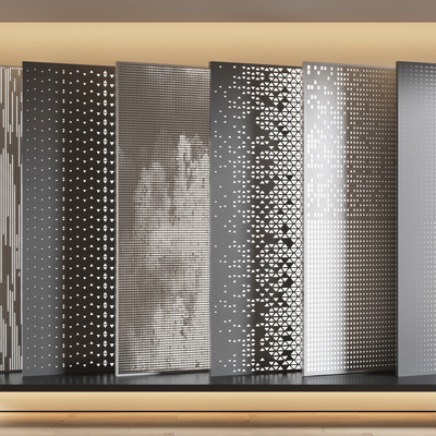 Modern Transparent Perforated Plate