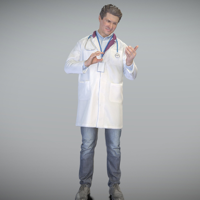 Male doctor, attending doctor, medical staff