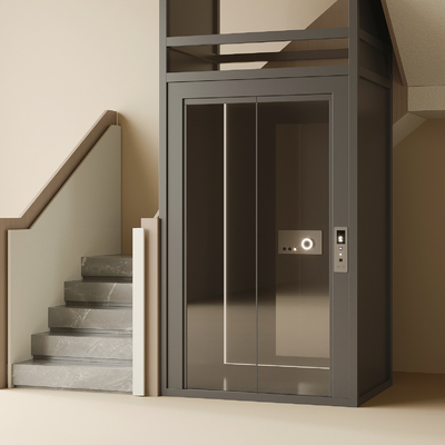 Modern Villa Elevator Stairs