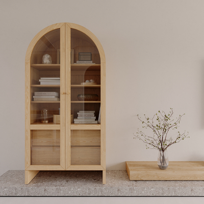 Wabi-sabi Style Decorative Cabinet Locker