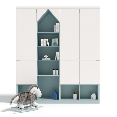 Children's Decorative Cabinet Bookcase Wardrobe