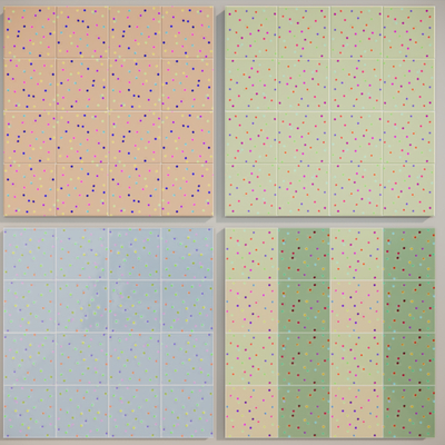 Tile Pop Art Tile Gradient Dot Misspelling Seamless Mosaic Chinese Tile