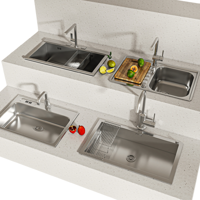 Modern dish washing basin sink