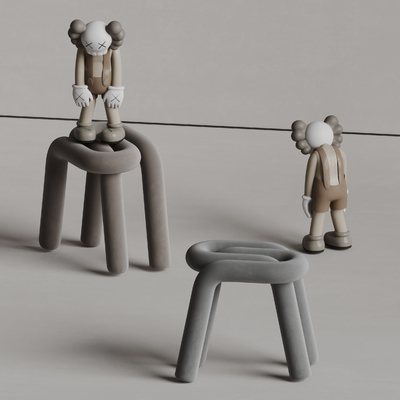 KAWS Doll Art Toy Sculpture