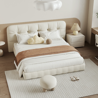 Cream Style double bed