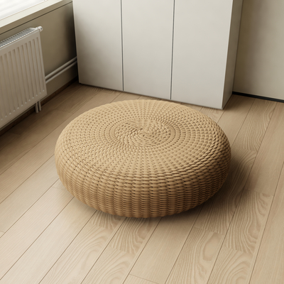 Rattan cushion tea stool round cushion futon