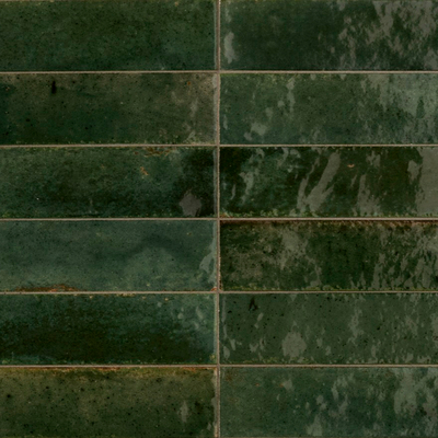 Green Stone Pattern Long Brick Strip Brick