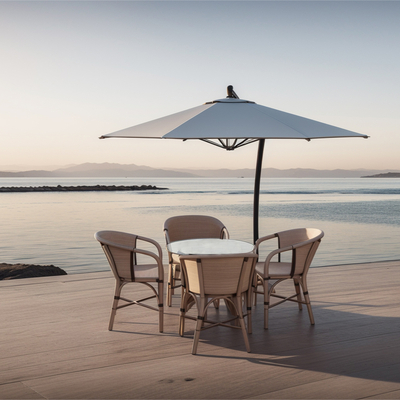 Outdoor leisure tables and chairs