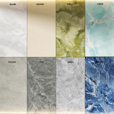 Marble Textured Panel Wall Trim Panel Rock Slab Imitation Marble Tile