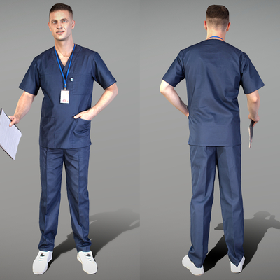 Male doctor, attending doctor, medical staff