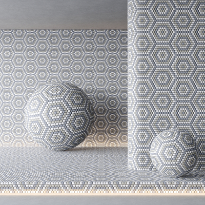 Modern mosaic wall tiles