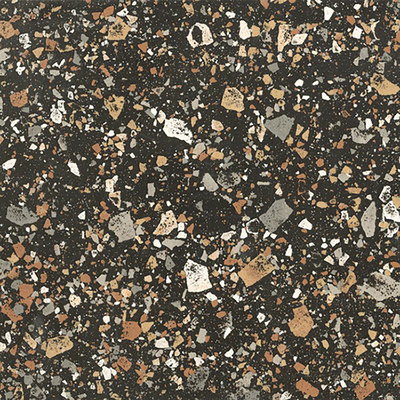 Black terrazzo