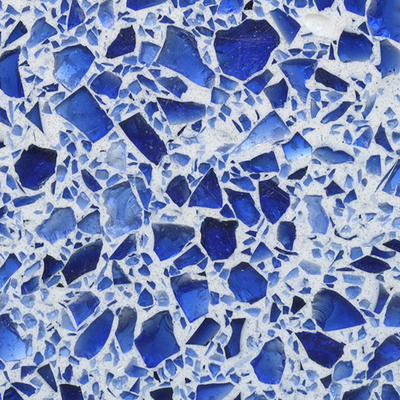 blue terrazzo