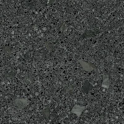 Black terrazzo