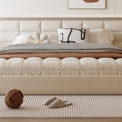 Cream Style double bed