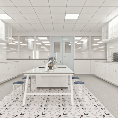 Modern Laboratory Physical and Chemical Room