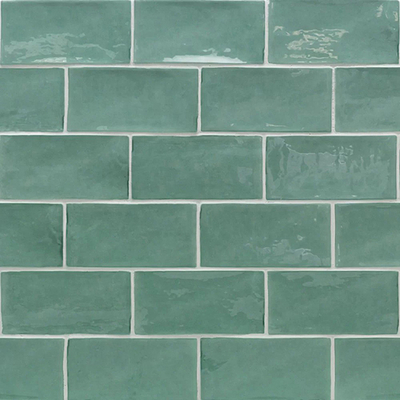 Green Stone Pattern Long Brick Strip Brick