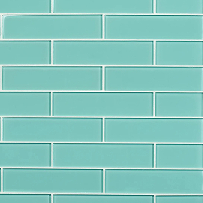 Blue glass brick long brick strip brick