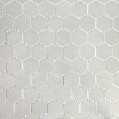 White Hexagon Tile Mosaic