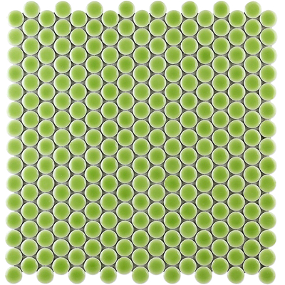 green round tile mosaic