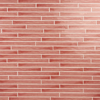 Red Stone Pattern Long Brick Strip Brick