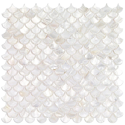 White Shell Mosaic