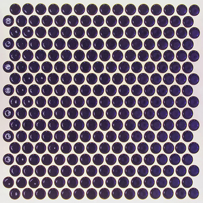 Black Round Tile Mosaic