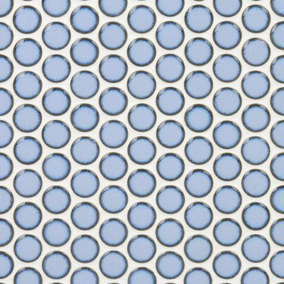 Blue Round Tile Mosaic